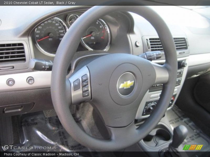 Black / Gray 2010 Chevrolet Cobalt LT Sedan