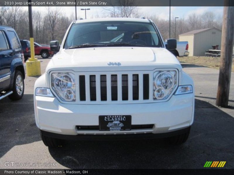 Stone White / Dark Slate Gray 2010 Jeep Liberty Sport 4x4