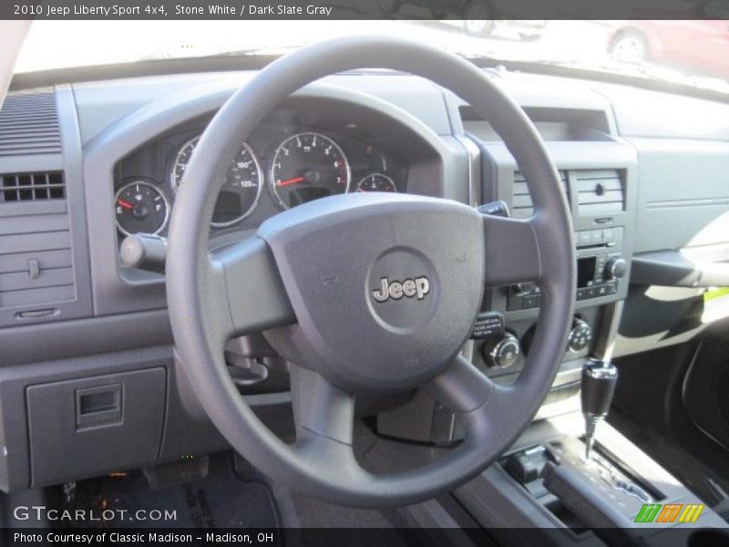 Stone White / Dark Slate Gray 2010 Jeep Liberty Sport 4x4
