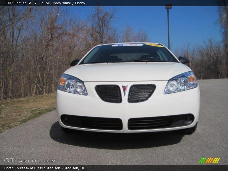 Ivory White / Ebony 2007 Pontiac G6 GT Coupe
