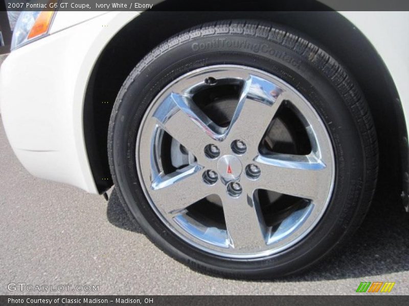 Ivory White / Ebony 2007 Pontiac G6 GT Coupe