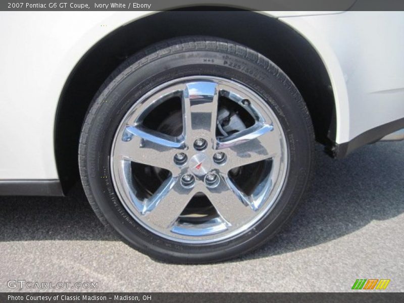 Ivory White / Ebony 2007 Pontiac G6 GT Coupe