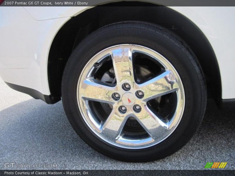 Ivory White / Ebony 2007 Pontiac G6 GT Coupe