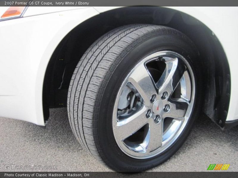 Ivory White / Ebony 2007 Pontiac G6 GT Coupe