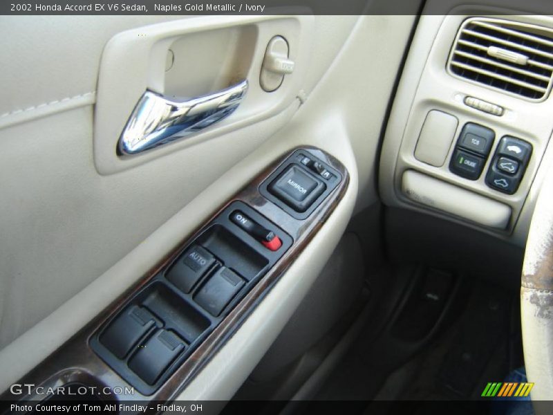 Naples Gold Metallic / Ivory 2002 Honda Accord EX V6 Sedan