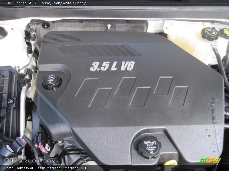Ivory White / Ebony 2007 Pontiac G6 GT Coupe