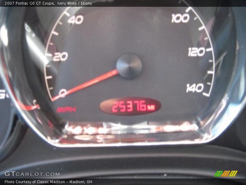 Ivory White / Ebony 2007 Pontiac G6 GT Coupe