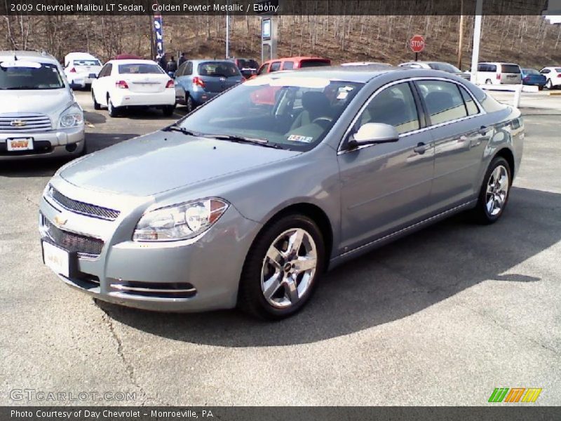 Golden Pewter Metallic / Ebony 2009 Chevrolet Malibu LT Sedan