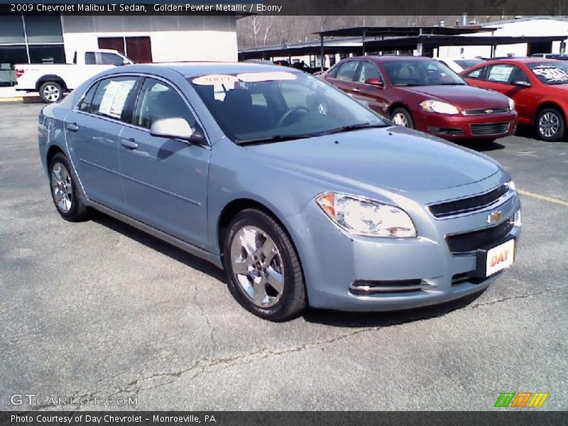 Golden Pewter Metallic / Ebony 2009 Chevrolet Malibu LT Sedan