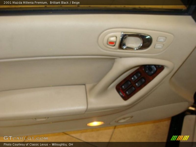 Brilliant Black / Beige 2001 Mazda Millenia Premium