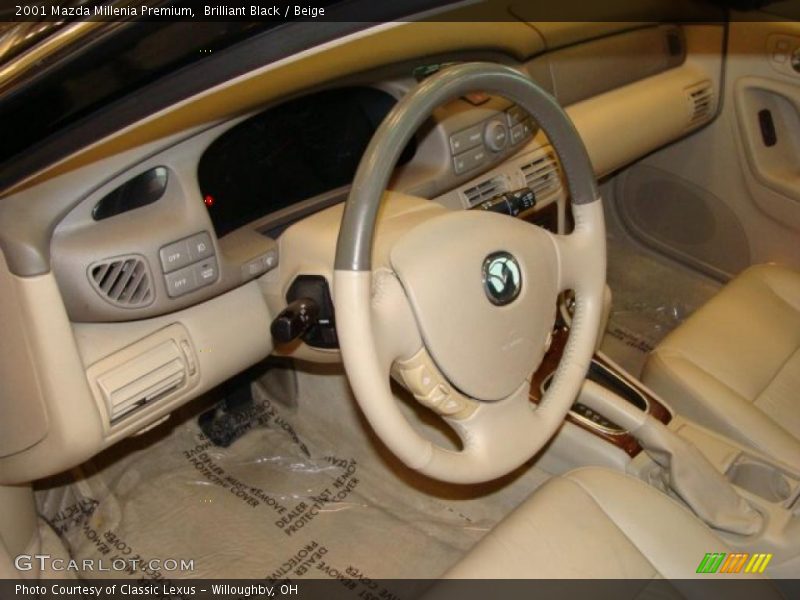 Brilliant Black / Beige 2001 Mazda Millenia Premium