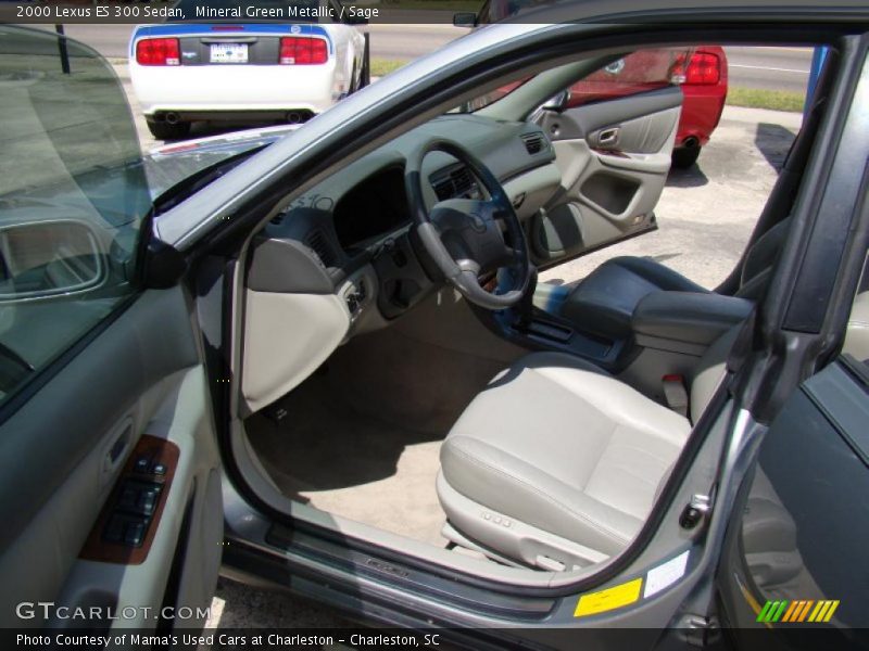 Mineral Green Metallic / Sage 2000 Lexus ES 300 Sedan