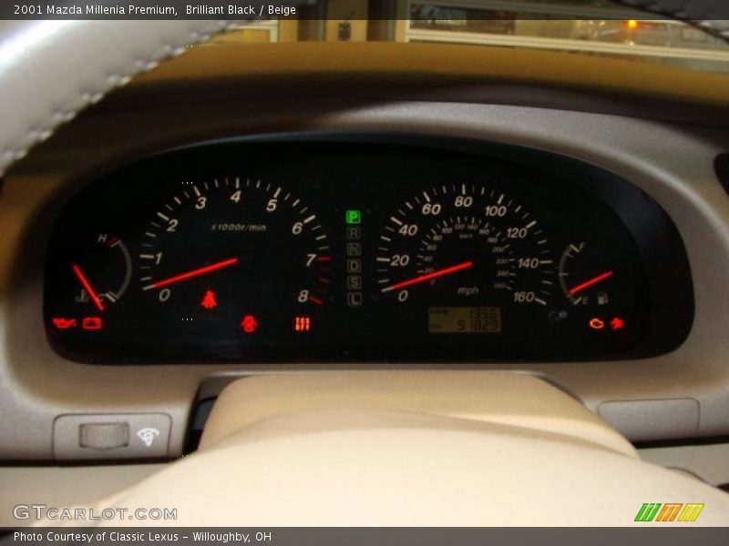 Brilliant Black / Beige 2001 Mazda Millenia Premium