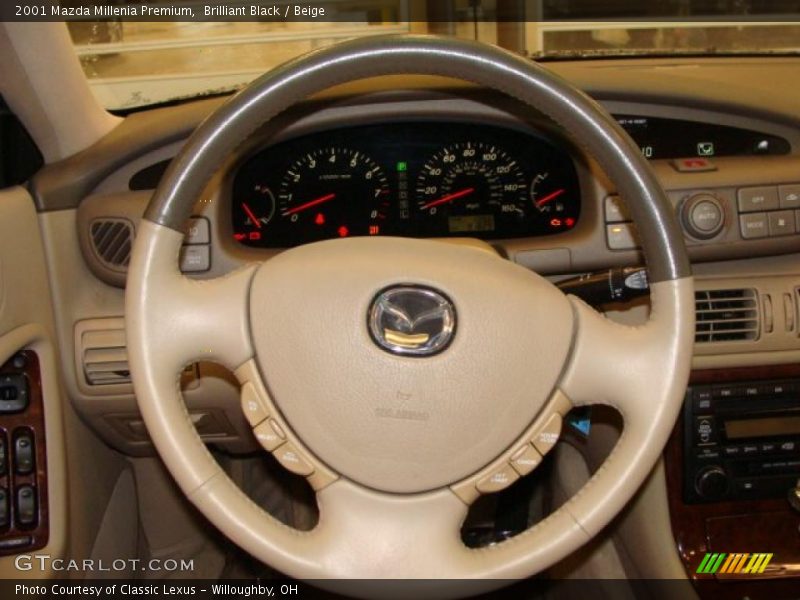 Brilliant Black / Beige 2001 Mazda Millenia Premium