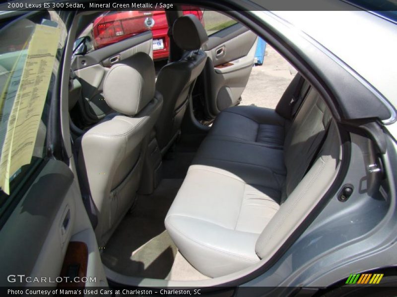 Mineral Green Metallic / Sage 2000 Lexus ES 300 Sedan