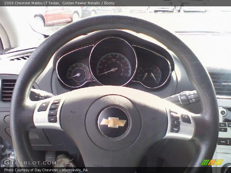 Golden Pewter Metallic / Ebony 2009 Chevrolet Malibu LT Sedan