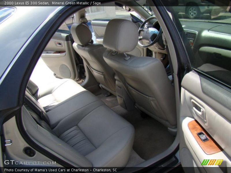 Mineral Green Metallic / Sage 2000 Lexus ES 300 Sedan