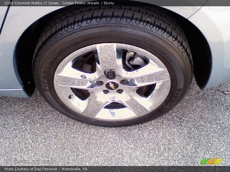 Golden Pewter Metallic / Ebony 2009 Chevrolet Malibu LT Sedan