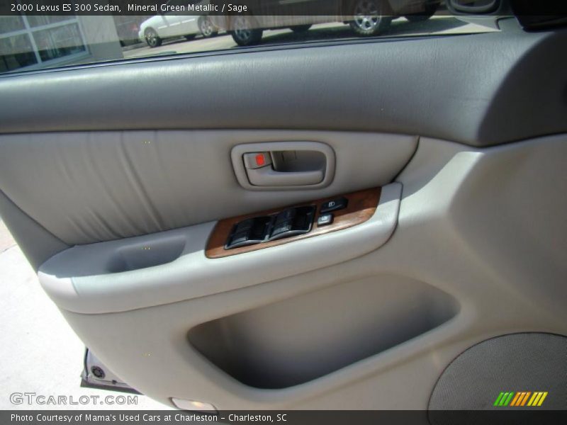 Mineral Green Metallic / Sage 2000 Lexus ES 300 Sedan