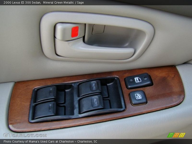 Mineral Green Metallic / Sage 2000 Lexus ES 300 Sedan
