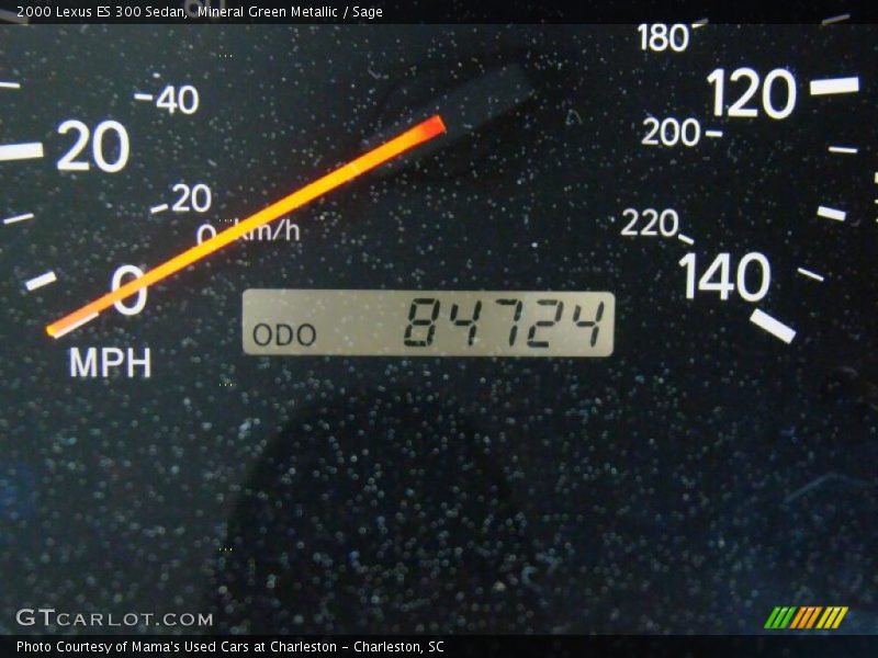 Mineral Green Metallic / Sage 2000 Lexus ES 300 Sedan