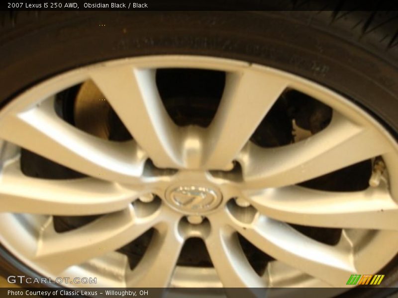 Obsidian Black / Black 2007 Lexus IS 250 AWD