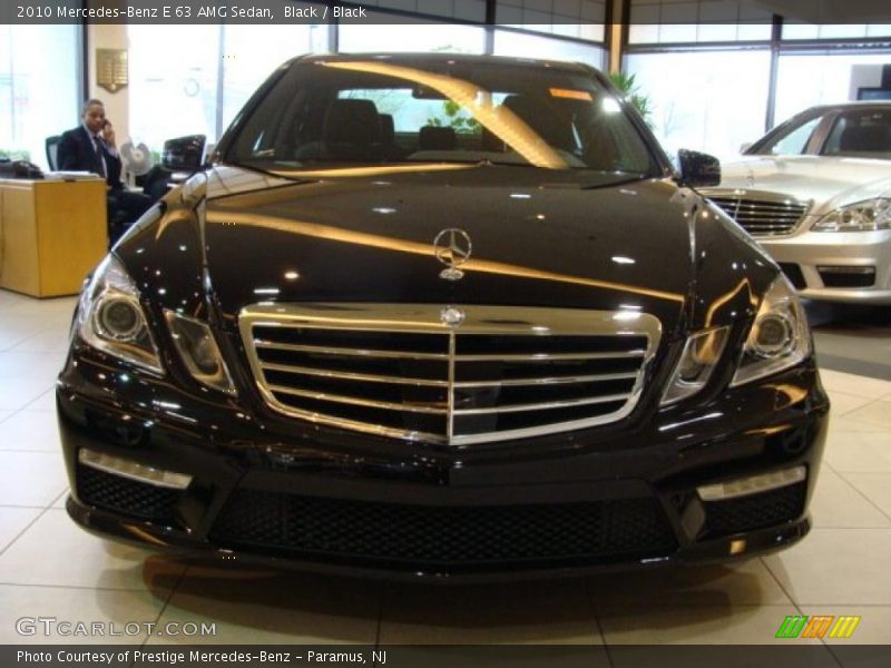 Black / Black 2010 Mercedes-Benz E 63 AMG Sedan