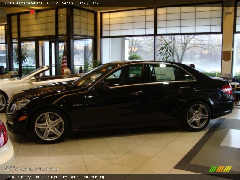 Black / Black 2010 Mercedes-Benz E 63 AMG Sedan