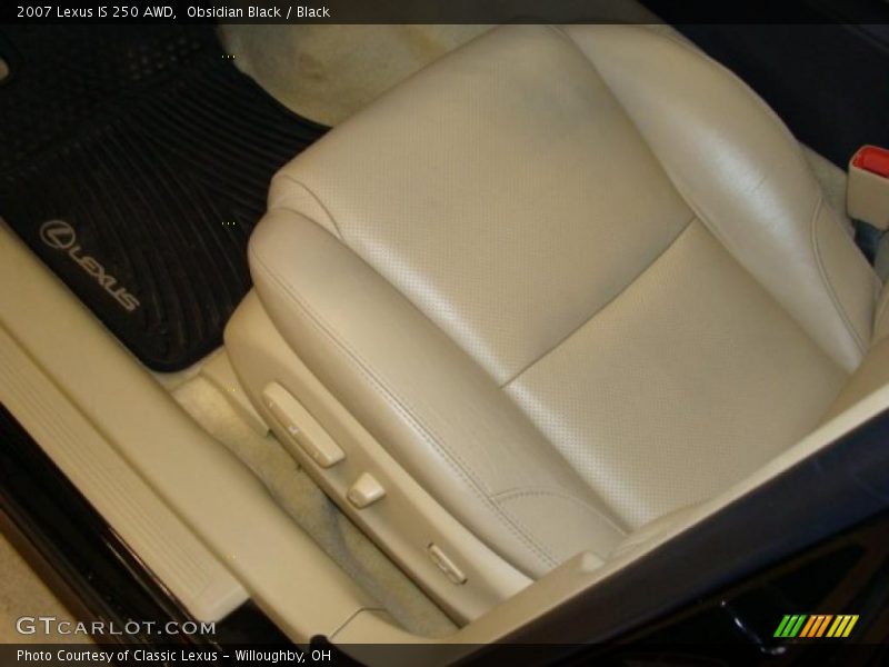 Obsidian Black / Black 2007 Lexus IS 250 AWD