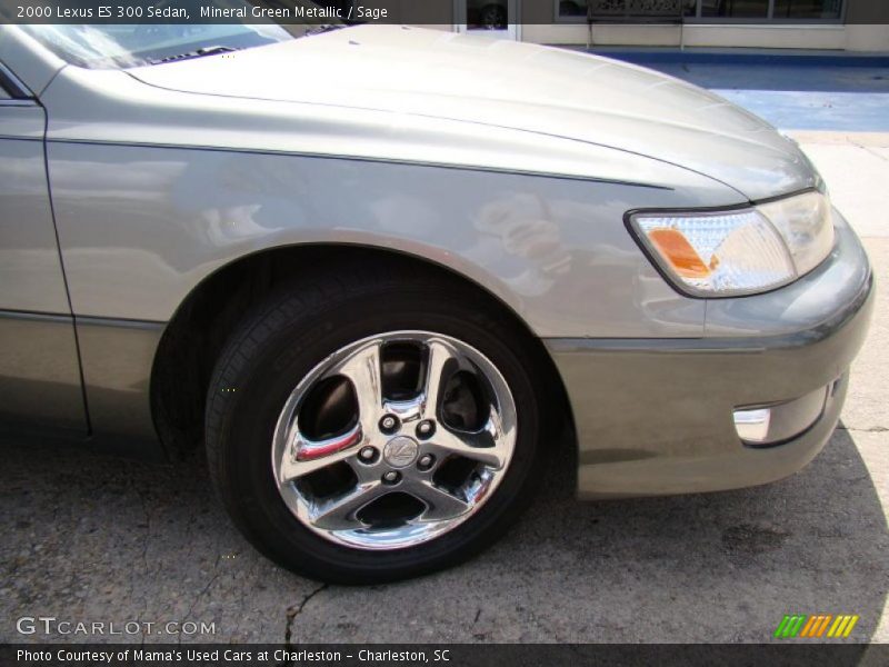 Mineral Green Metallic / Sage 2000 Lexus ES 300 Sedan