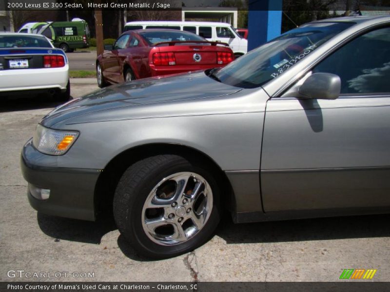 Mineral Green Metallic / Sage 2000 Lexus ES 300 Sedan