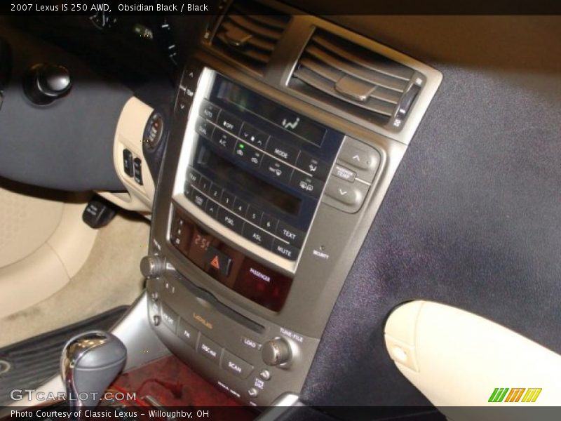 Obsidian Black / Black 2007 Lexus IS 250 AWD