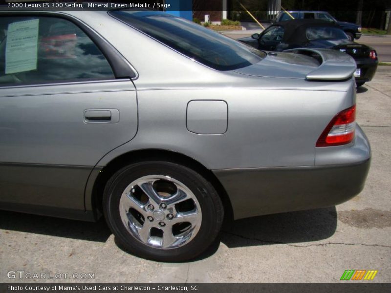 Mineral Green Metallic / Sage 2000 Lexus ES 300 Sedan
