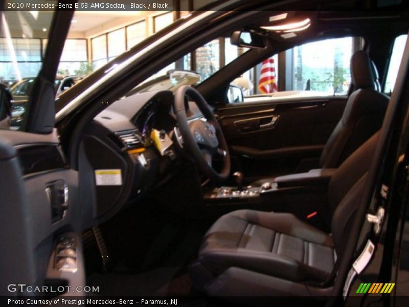 Black / Black 2010 Mercedes-Benz E 63 AMG Sedan