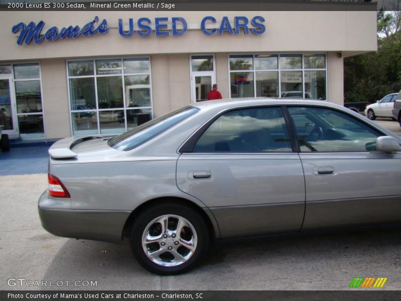 Mineral Green Metallic / Sage 2000 Lexus ES 300 Sedan