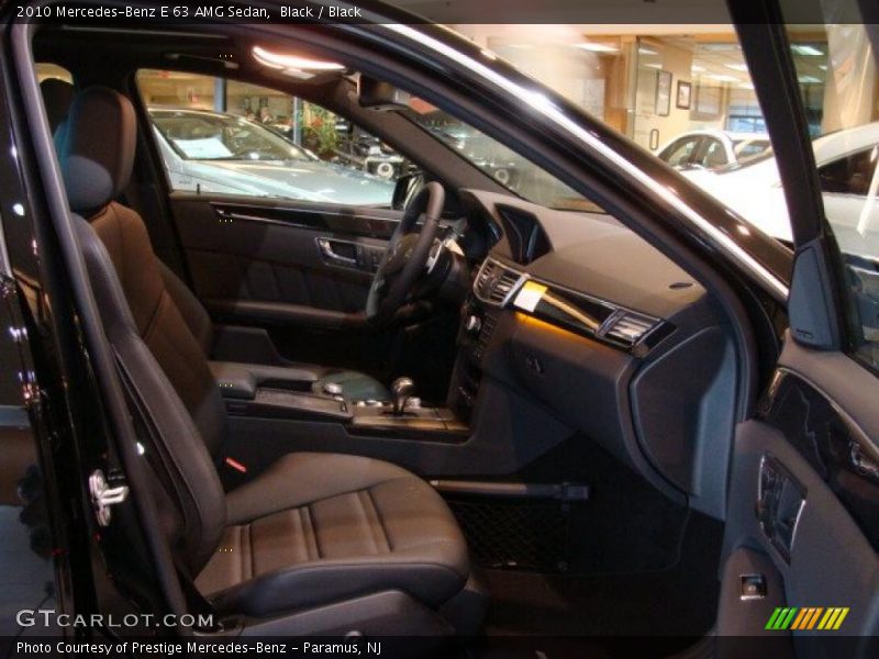 Black / Black 2010 Mercedes-Benz E 63 AMG Sedan