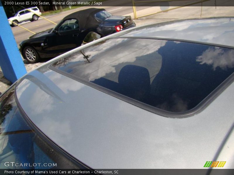 Mineral Green Metallic / Sage 2000 Lexus ES 300 Sedan