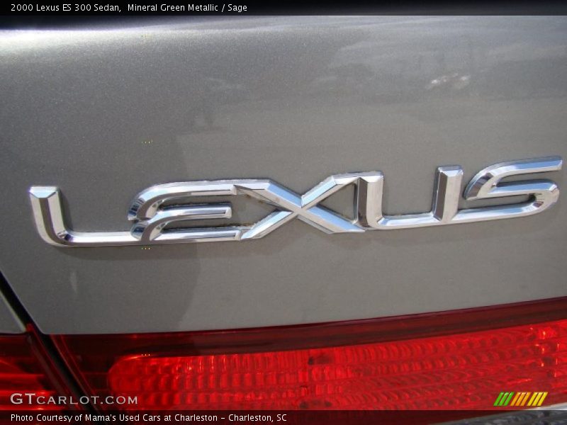 Mineral Green Metallic / Sage 2000 Lexus ES 300 Sedan