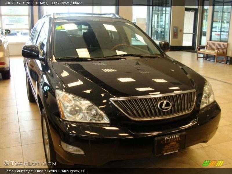 Black Onyx / Black 2007 Lexus RX 350 AWD