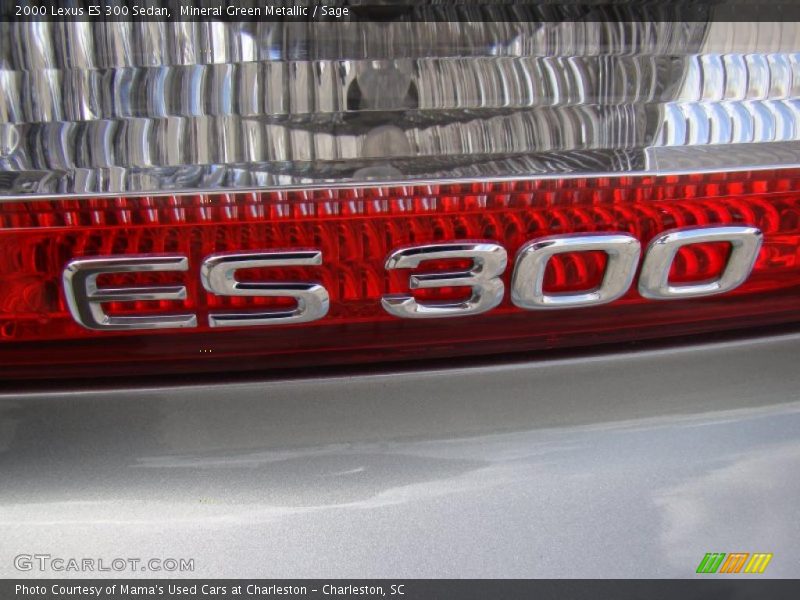 Mineral Green Metallic / Sage 2000 Lexus ES 300 Sedan