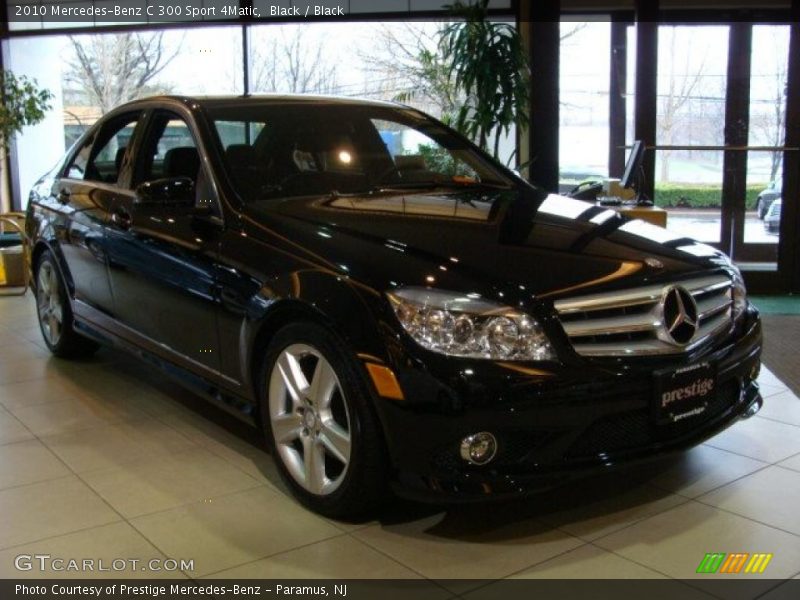 Black / Black 2010 Mercedes-Benz C 300 Sport 4Matic
