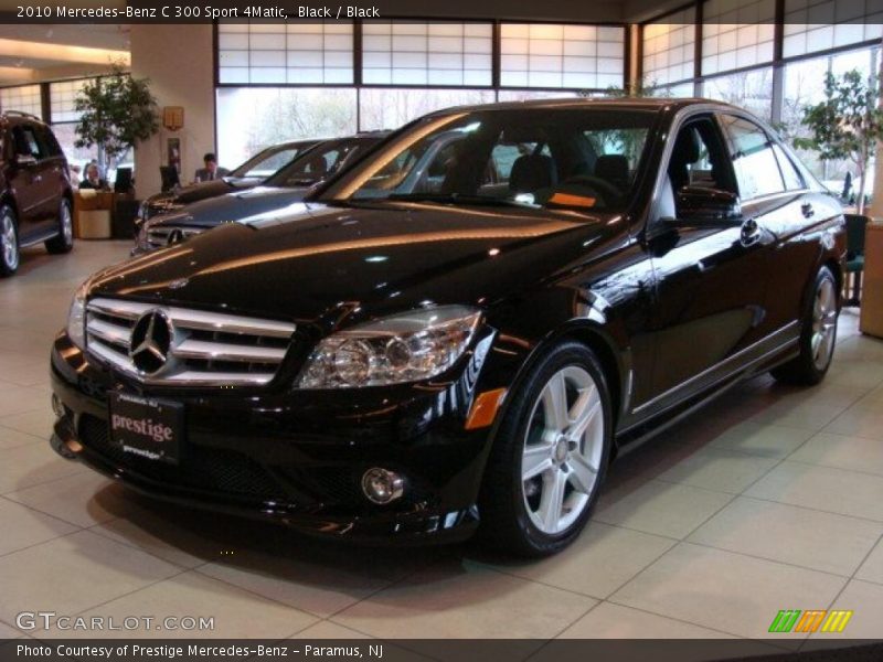 Black / Black 2010 Mercedes-Benz C 300 Sport 4Matic