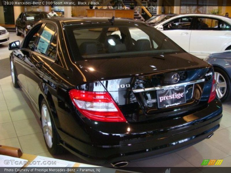 Black / Black 2010 Mercedes-Benz C 300 Sport 4Matic