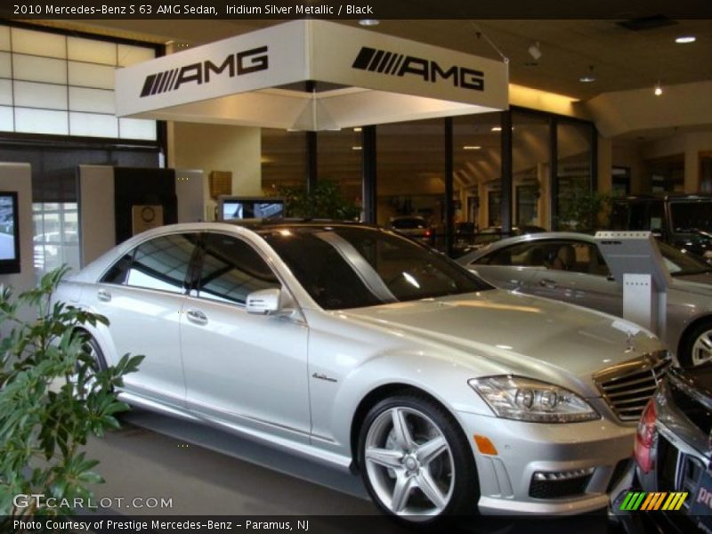 Iridium Silver Metallic / Black 2010 Mercedes-Benz S 63 AMG Sedan