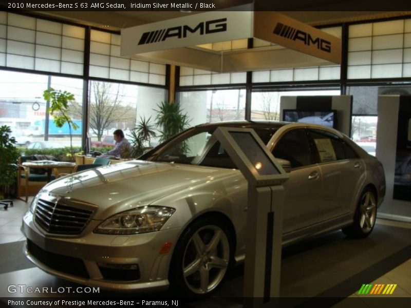 Iridium Silver Metallic / Black 2010 Mercedes-Benz S 63 AMG Sedan