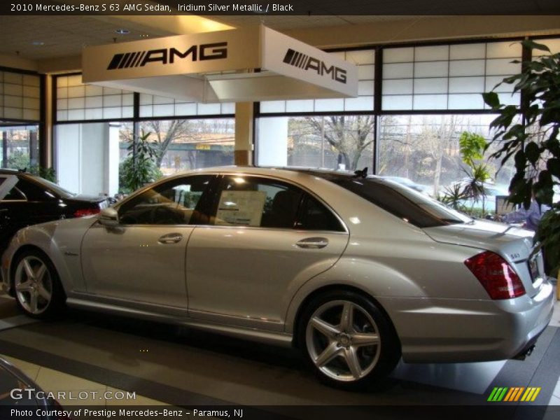 Iridium Silver Metallic / Black 2010 Mercedes-Benz S 63 AMG Sedan