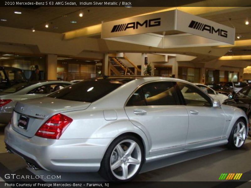 Iridium Silver Metallic / Black 2010 Mercedes-Benz S 63 AMG Sedan