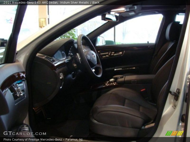 Iridium Silver Metallic / Black 2010 Mercedes-Benz S 63 AMG Sedan