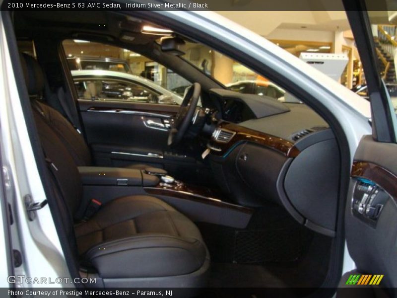 Iridium Silver Metallic / Black 2010 Mercedes-Benz S 63 AMG Sedan