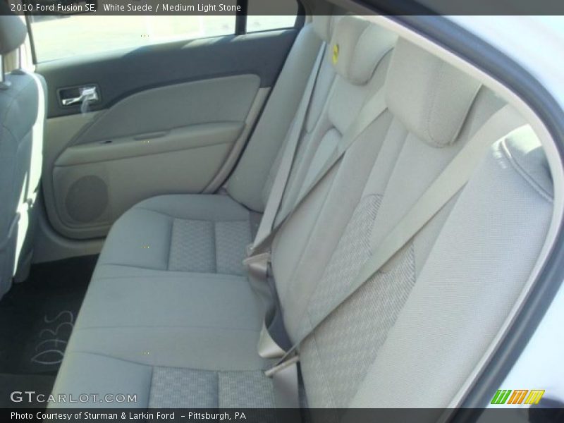 White Suede / Medium Light Stone 2010 Ford Fusion SE